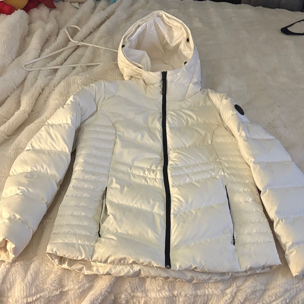 Alpine Women's Cream Puffer Jacket